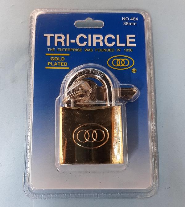 CANDADO 38MM TRI-CIRCLE 60X40