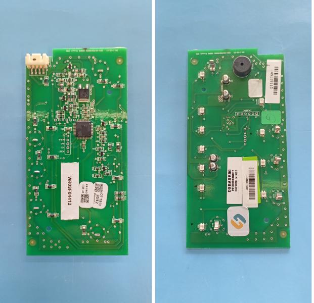 TARJETA DISPLAY SIRIUS REFRIGERADORA GE 225D6019G007 /WR03F04412 LED BLANCO ORIGINAL