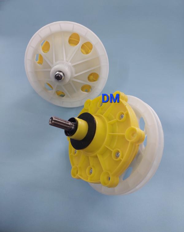 TRANSMISION LAV FRIGIDAIRE 2 TANQUESN 11D FRESADO AMARILLA NUEVA