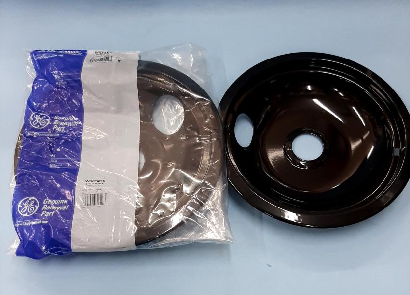 PLATO COCINA GE LOZA NEGRO GRANDE ORIGINAL