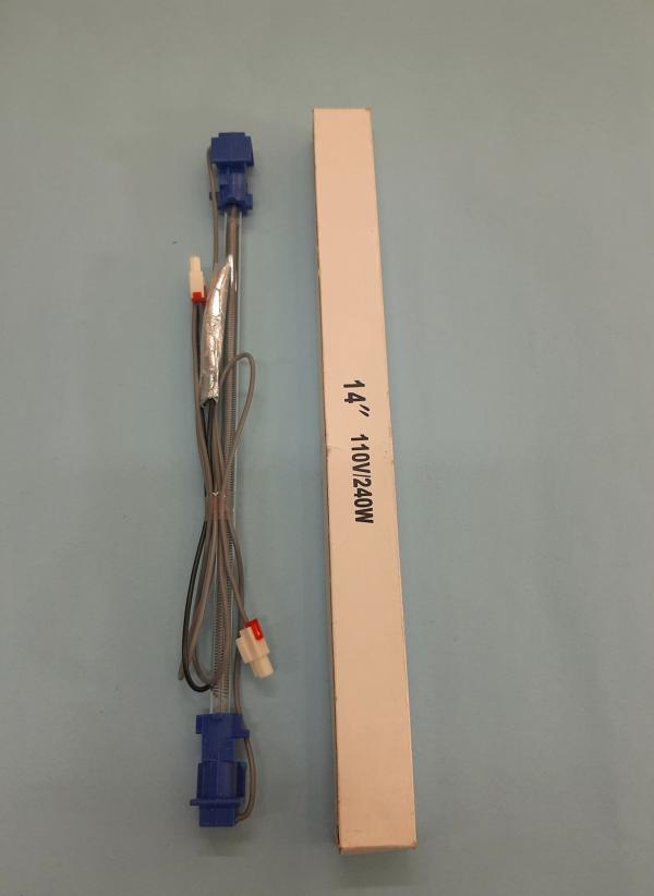 RESISTENCIA DESHIELO VIDRIO 14 PULGADAS CON FUSIBLE / SOPORTE AZUL