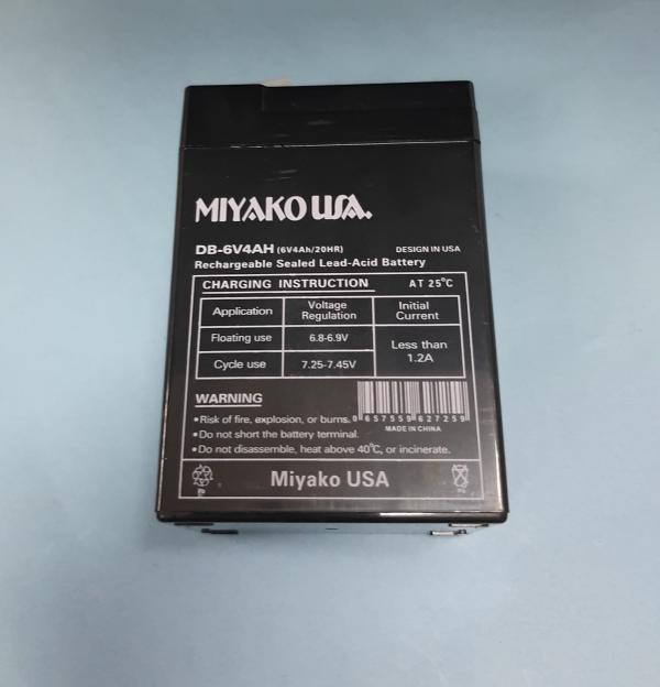BATERIA RECARGABLE  6V 4A  MIYAKO  RB4-6V / 1091140