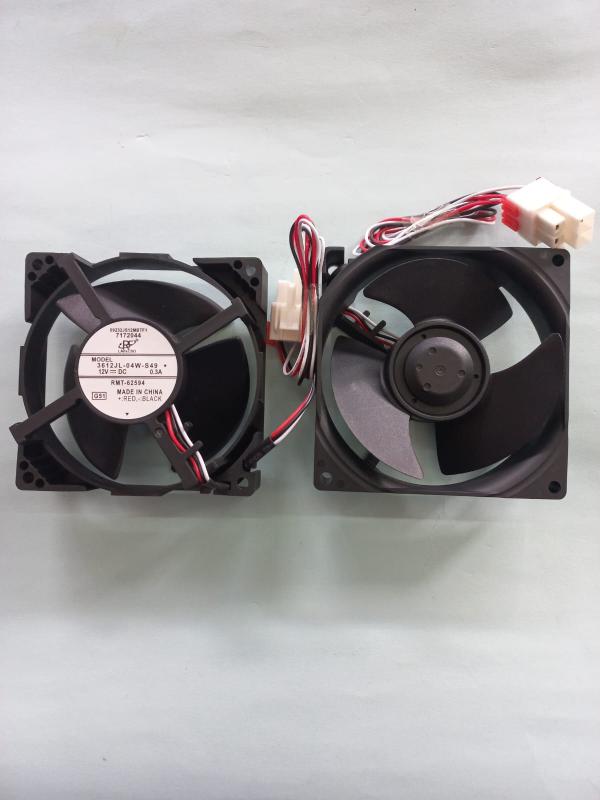 ABANICO REFRI SAMSUNG CUADRADO 9X9 / 3 LINEAS  12V / 0.3A / 3612JL-0.4W-S49
