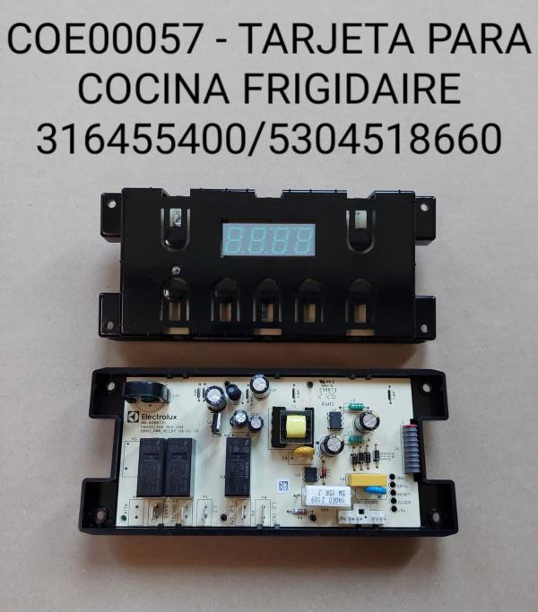 TARJETA PLACA CONTROL DE HORNO COCINA FRIGIDAIRE316455400 / 5304518660  / A 12736401