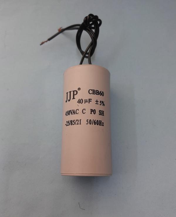 CAPACITOR 40 uF / 370V CON CABLE