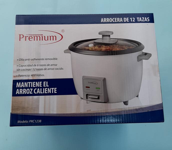 OLLA ARROCERA  6 TAZAS  PREMIUM PRC1238 BLANCA