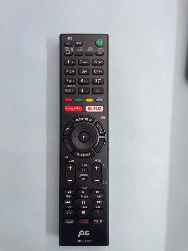 CONTROL LCD PANTALLA SONY SMART TV RM-L1351 / CCP024