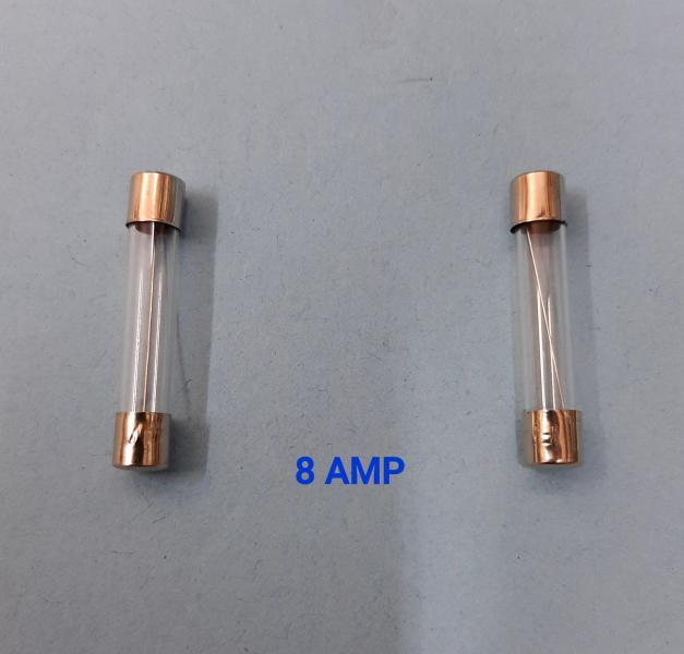 FUSIBLE VIDRIO AMERICANO 8 AMP 1090324