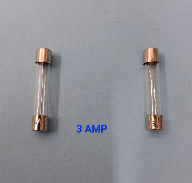 FUSIBLE VIDRIO AMERICANO 3 AMP 1090319