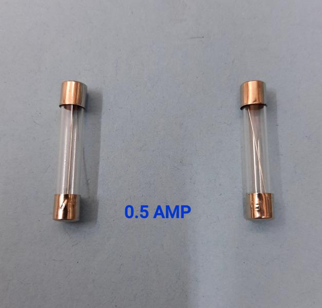 FUSIBLE VIDRIO0.5 AMP AMERICANO 1090321