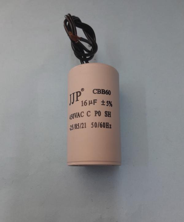 CAPACITOR 16 uF / 370V CON CABLE