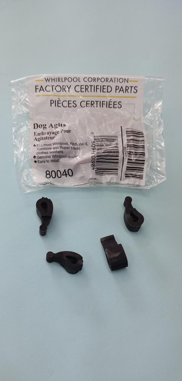KIT PERROS DE AGITADOR LAVADORA WHIRLPOOL  AUTOMATICA 80040 ORIGINAL BOLSA