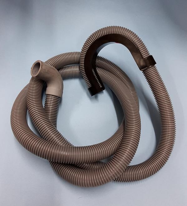 MANGUERA DESAGUE LAVADORA AUTOMATICA CON CODO GRIS