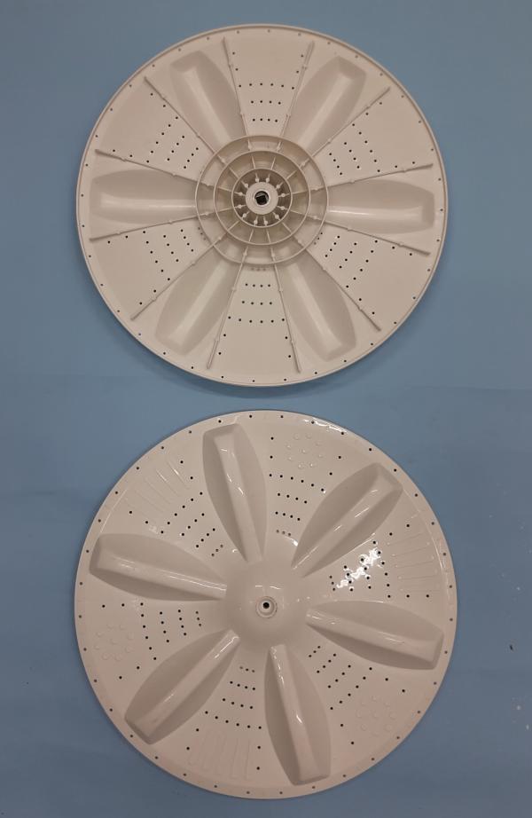 PLATO LAVADORA ATLAS CUADRO 38CM BLANCO