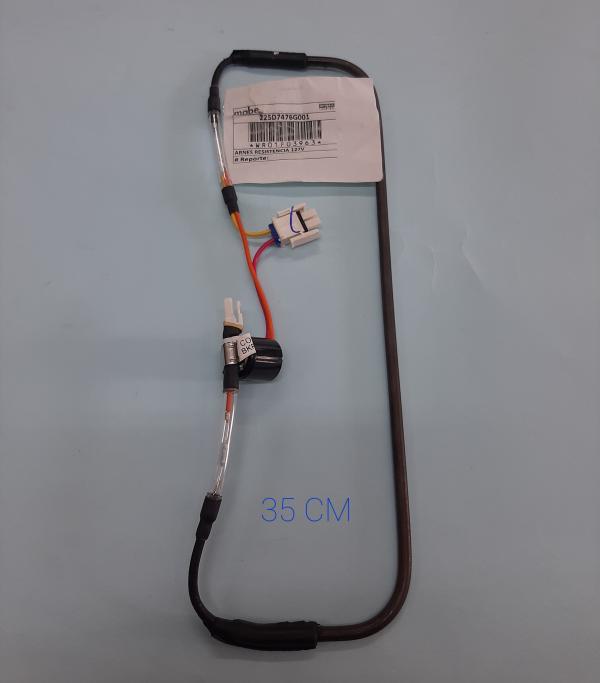 RESISTENCIA REFRI  MABE 35 CM  PASTILLA - FUSIBLES - CONECTOR  225D7476G001 / WR0F03963 ORIGINAL