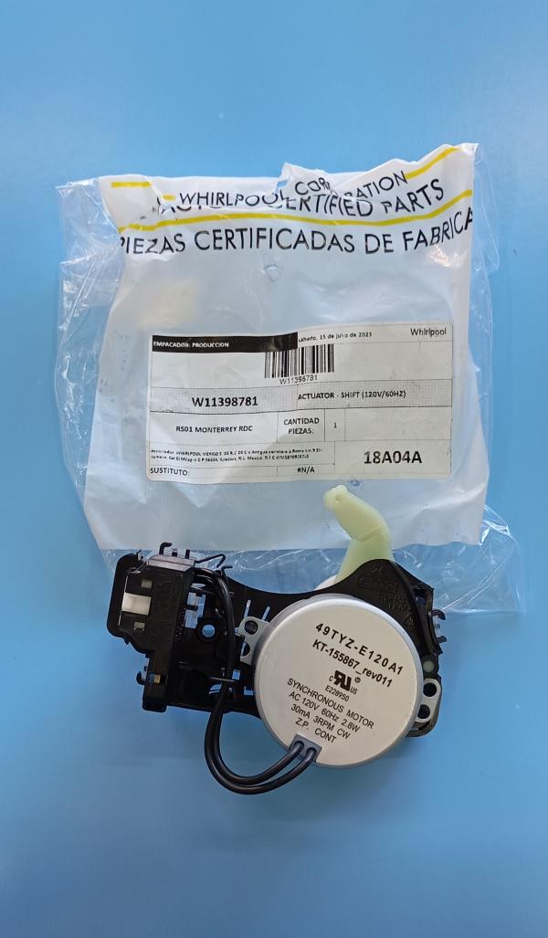 ACTUADOR LAVADORA WHIRLPOOL 6 LINEAS ORIGINAL BOLSA