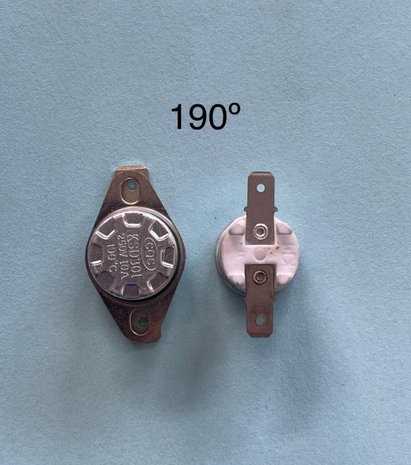 TERMOSTATO 190 GR / 10AMP 46010021 / 8-KSD301-190C