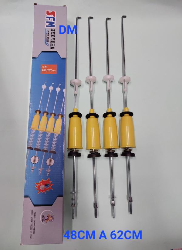 JUEGO SUSPENSION UNIVERSAL AJUSTABLE 48CM A 61CM
