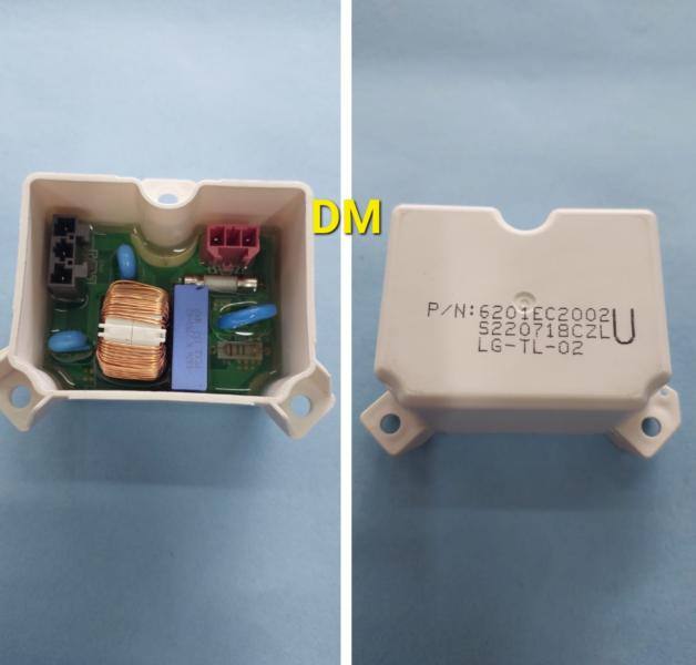 TARJETA FUSIBLE LAVADORA LG INVERTER 6201EC2002V ORIGINAL
