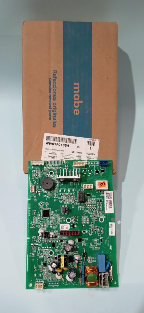 TARJETA LAVADORA MABE AUTOMATICA EMX1740P019R000 / 2 / WW01F01854 / 233D1931G001 / REV26
