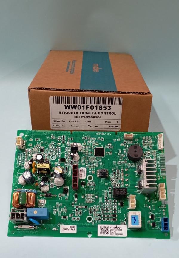 TARJETA LAVADORA AUTOMATICA MABE 20KG EMX1740P018R000 / 2 / WW01F01853 / 233D1931G001 / RV36