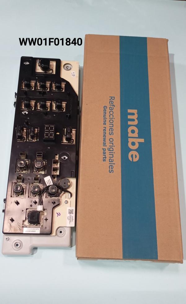 TARJETA BOTONERA DIGITAL LAVADORA MAVBE 233D2512G001 / WW01F01840 / 233D2312G001