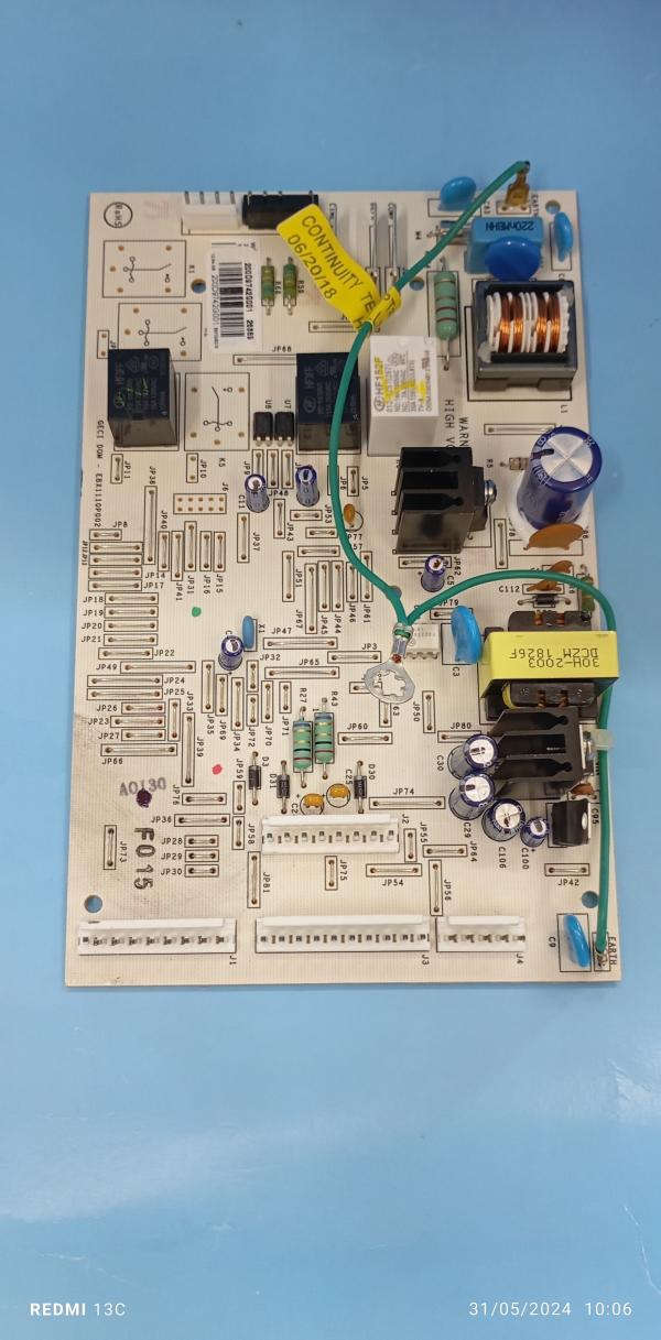 TARJETA REFRI GE 200D9742G001	/ WR01F00230 / 200D9742G012 / WR01F04178 / WR01F00233 / 200D9742G004
