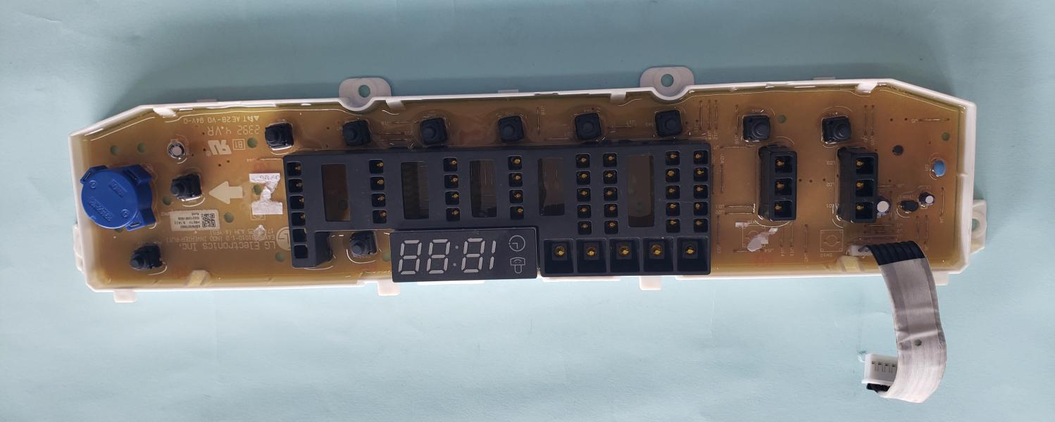 TARJETA DISPLAY  LAVADORA LG PARTE FRONTAL EBR83079903 / AGF30576410 / EBR83079933 / EBR83079928  ORIGINAL