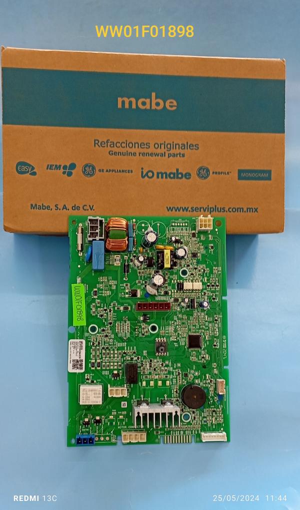 TARJETA LAVADORA GE / 233D2319G003 /  EMX1740P018R001 / WW01F01898