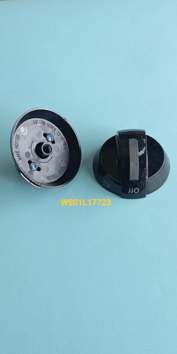 PERILLA COCINA ELECTRICA DAMBY DESIGNER / GE / MABE 295D3682G009 / WS01L17723 ORIGINAL NEGRA