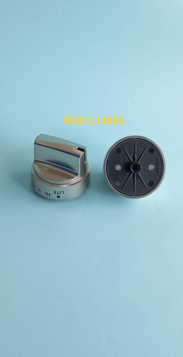 PERILLA COCINA GAS GE / MABE CROMADA WB03X24818 / WS01L13900 / 222D9413G024 ORIGINAL