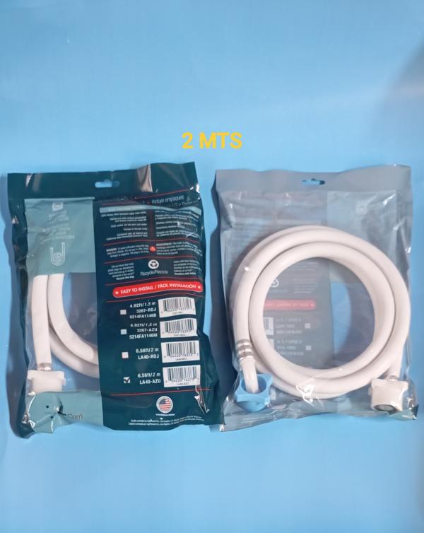 MANGUERA LLENADO LAVADORA AUTOMATICA LG 2 MTS BOLSA