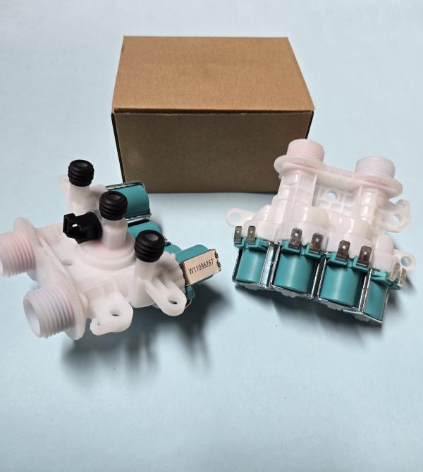 VALVULA ENTRADA DE AGUA LAVADORA AUTO. WHIRLPOOL 4 BOBINAS W11096267