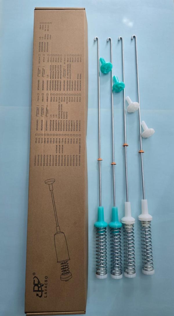 JUEGO SUSPENSION LAVADORA AUTOMATICA MAGGIO / TELSTAR 4 PCS 62.5 CM / CAJA