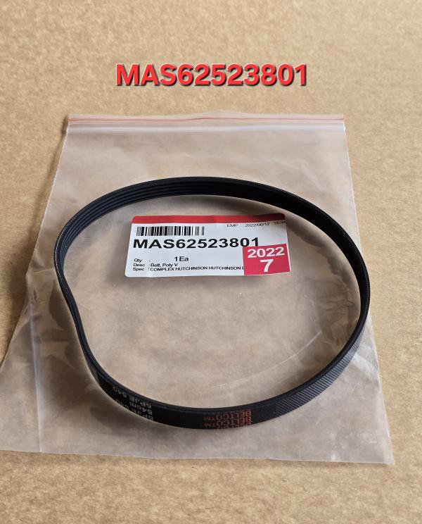 FAJA LAVADORA LG INVERTER 5 PISTAS MAS62523801 ORIGINAL