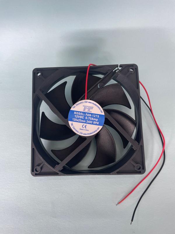 VENTILADOR CUADRADO 12X12X2.5CM / 1 AMP / 1091312 / FAN127S