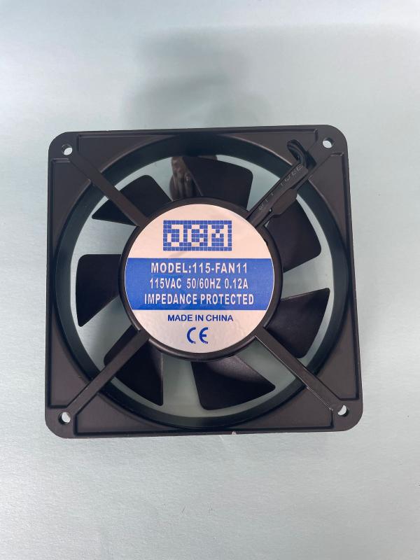 VENTILADOR CUADRADO 12X12X2.5CM /  TERMINAL / 46090003 / 115-FAM11