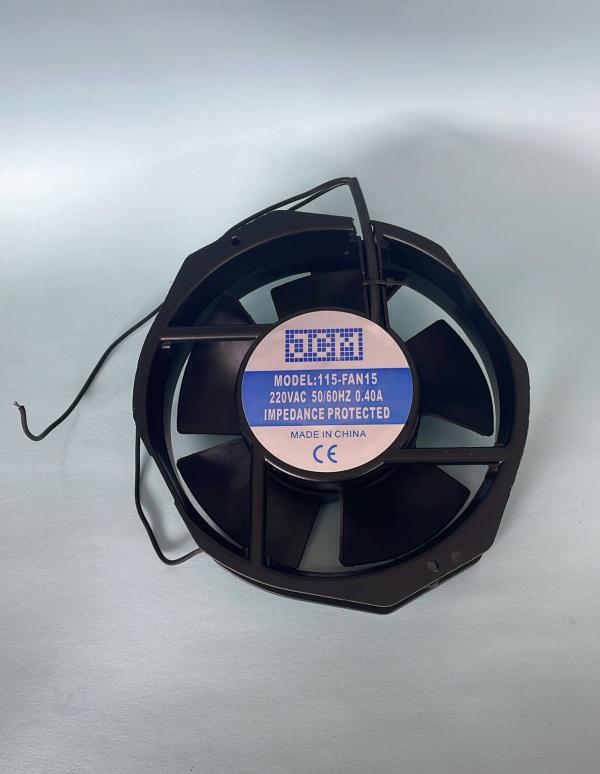 VENTILADOR CUADRADO METALICO 15X15X3.8CM / 220V / 46090005 /115-FAN15