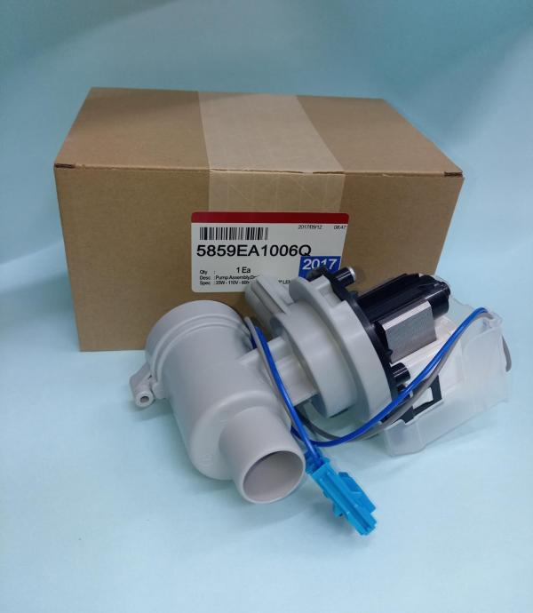 BOMBA COMPLETA LAVADORA AUTOMATICA LG CON CONECTOR 5859EA1006Q EN CAJA ORIGINAL