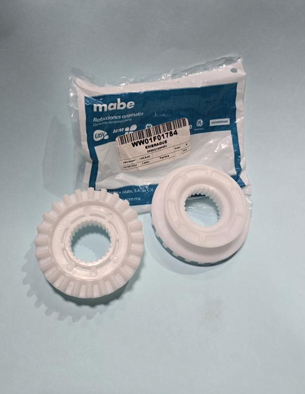 EMBRAGUE DE TRANSMISION CENTRO LAVADO MABE 233D2193P001 / WW01F01784 ORIGINAL BOLSA