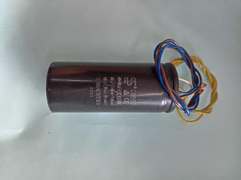 CAPACITOR LAVADORA DOBLE 40 / 16 UF