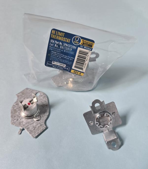 KIT TERMOSTATO SEC WHIRLPOOL GAS W11050897 / W10480709/280010 / WPW10423382 / 352 / L180-35F GENERICO
