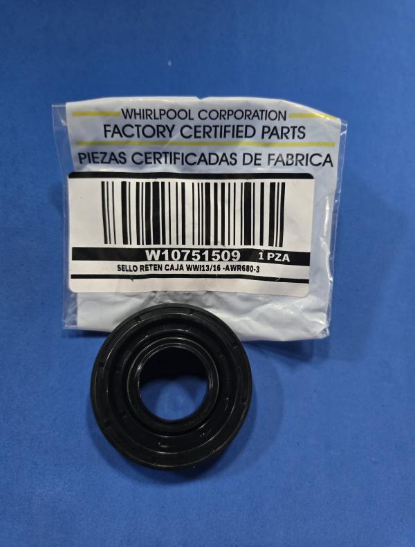 SELLO O RETENEDOR LAVADORA AUTOMATICA WHIRLPOOL COPACABANA W10751509 ORIGINAL