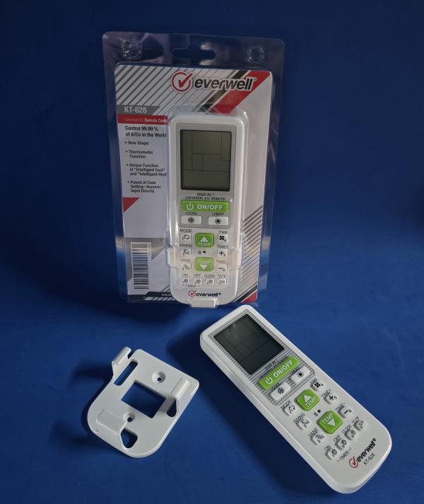 CONTROL AIRE ACONDICIONADO 2.000 CODIGOS EN 1 EVERWELL KT-628