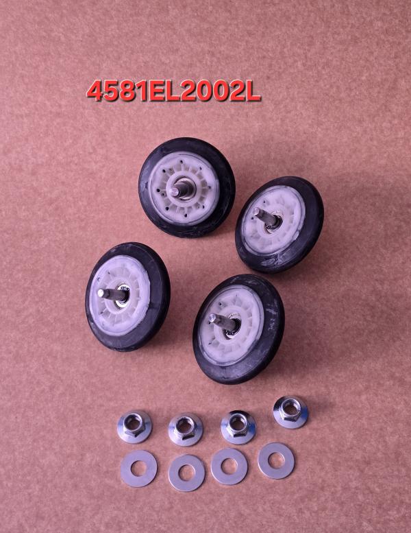 RUEDA 4581EL2002L SECADORA LG 4 PCS ORIGINAL