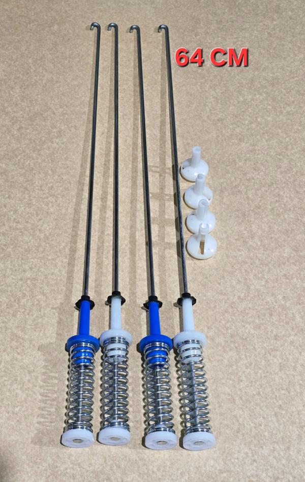 JUEGO SUSPENSION LAVADORA AUTOMATICA MAGGIO / TELSTAR 4 PCS 64 CM / CAJA