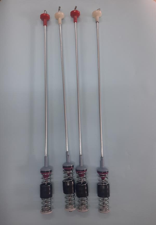 JUEGO SUSPENSION 4 PCS LAVADORA SAMSUNG 64 CM DC97-16350P BOLSA MORADA